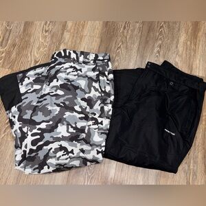 Arctix Black and Camouflage Snow Pants bundle of two😎❄️ Size 4X